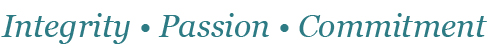 Integrity • Passion • Commitment